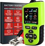 Acclope BT90 PRO 2-360Ah Battery Tester with Cloud Printing, 30-3800 CCA, 6V/12V/24V Digital Analyzer, SOH/SOC/Volt/Res/Cranking&Charging Test, Real‑Time Ambient Temp, AGM/EFB/Gel/Li