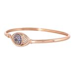 VOYLLA Sparkling Elegance Evil Eye Bracelet With Rose Gold Plating