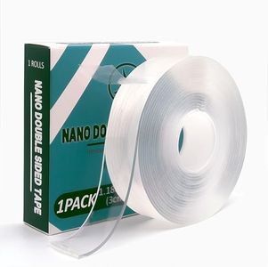 Extra Large Nano Double Sided Adhesive Tape,Double Sided Tape Heavy Duty, Removable Mounting Tape,Used for Carpet, Poster, Picture Hanging, Outdoor Multifunctional,Nail-Free Tape(1.18”×16.4FT)