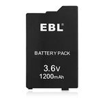 EBL Lithium Ion Rechargeable Battery Pack 1200mAh 3.6V, Replacement Battery Compatible with Sony PSP 2000 3000 Console PSP-S110 Long Lasting