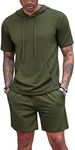 COOFANDY Men's Tracksuit 2 Piece Sh