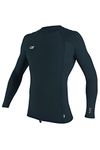 O'NEILL Men's Premium Skins UPF 50+ Long Sleeve Rash Guard, Slate, Large