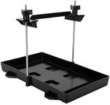 Camco RV Large Battery Hold-Down Tray | Holds Automotive, RV, and Marine Batteries to Stop Movement during Transportation | (55404), black, 1 Count (Pack of 1)