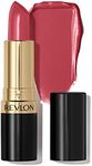 REVLON Lipstick, Super Lustrous Lipstick, Creamy Formula For Soft, Fuller-Looking Lips, Moisturized Feel in Pinks, Pink Velvet (423) 0.15 oz