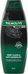 Palmolive Men 2 in 1 Hair Shampoo and Conditioner, 350mL, With Natural Charcoal, Deep Clean and Anti Dandruff