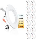 Ensenior 5/6 Inch 5CCT LED Can Ligh