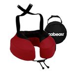 Cabeau Evolution S3 Travel Pillow – Straps to Airplane Seat – Ensures Your Head Won’t Fall Forward – Relax with Plush Memory Foam – Quick-Dry Fabric Keeps You Cool and Dry (Cardinal)…