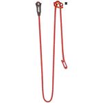 Petzl, Dual Connect Vario, Double Lanyard Fully Adjustable And Belay Device For Climbing And Mountaineering, Red, One Size, Unisex-Adult