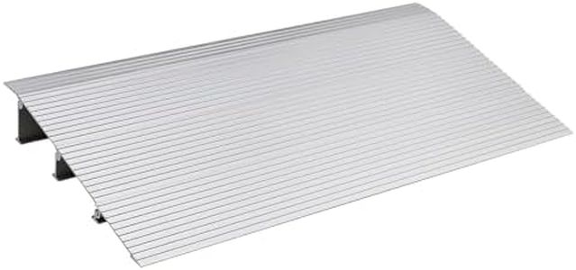 GarveeTech 3" Rise Door Threshold Ramp - Portable, Adjustable Telescoping Design, Non-Slip Surface, 800Lbs Load Capacity, Versatile Use for Wheelchairs, Strollers, Scooters, Power Chairs