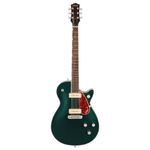 Gretsch G5210-P90 Electromatic 6-String Right-Handed Jet Two 90 Electric Guitar with Gloss Finish and Mahogany Body (Cadillac Green)