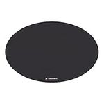 Navaris Round Yoga Mat - 120cm Diameter Circular Exercise Mat 0.6cm Thick - Non-Slip Training Mat for Pilates Workout Home Gym Meditation