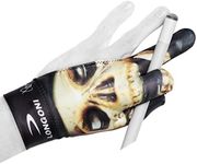 Longoni Billiard Pool Cue Glove Fancy Skull 3 for Left Hand