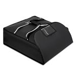 Foxhound Pizza Delivery Bag Insulated - 5 16 Inch Pizza Boxes, 46x46x20cm Pizza Bag for Restaurants, Takeaway, Pizza Bag Delivery, Uber Eats Delivery Bag, Deliveroo Bags - Black