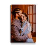 Upaharam Customised/Personalized Clear Acrylic Wall Mount Frameless Picture Photo/Poster Frame For Anniversary, Birthday, Special Moment (15" X 10" X 0.19"), Rectangular