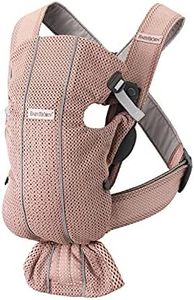 BabyBjörn 021003 Baby Carrier, Mini Air, Dusty Pink, 1 Piece