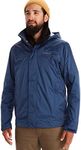 MARMOT Men's Precip Eco Jacket | Lightweight, Waterproof Jacket for Men, Ideal for Hiking, Jogging, and Camping, 100% Recycled Arctic Navy, Large