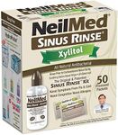 NeilMed Sinus Rinse Kit with Xylitol, 50 Count (Pack of 1)