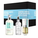 Coochy Plus HydroLock 3-Steps Intimate Shave Kit Gift Set: Coco Allure & After Shave Protection Mist + NOURIA Pre-Shave Oil