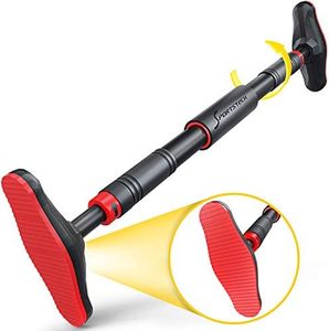 SPORTSTECH - Barre De Traction KS270 - Fitness, Musculation Et Renforcement Musculaire - Fixation Extra-Large par Pression avec Verrouillage De Sécurité Gear Lock - 70 À 90 cm - Rembourrage Mousse