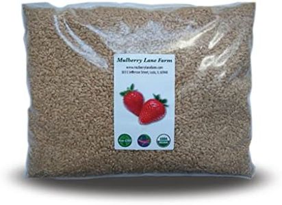 Hard White Wheat Berries 5 Pounds Kernels Montana Golden 86 USDA Certified Organic Non-GMO, Bulk, Product of USA