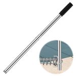 oluopa Pool Cover Tool, Stainless Steel Swimming Pool Rod, 26-1/2in Pool Safety Cover Installation and Removal Tool, Compatible with All Standard Pool Cover Anchors