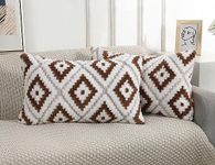 NUYECY Faux Fur Boho Lumbar Throw P