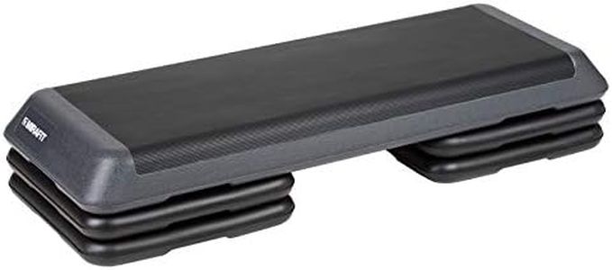 Mirafit Deluxe 108cm Adjustable Gym Stepper Board - Grey/Black
