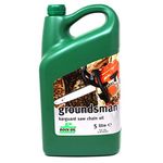 Rock Oil 5 litres Groundsman Chainsaw Oil Non-Fling Sticky - Chain + Bar Oil