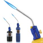 GASPOWOR Propane Torch Head with igniter, Trigger Start Gas Torch Head for Propane, Map Pro Torch, Welding Torch,turbo torch kit, Soldering Torch,blow torch(CSA Certified,Fuel Not Included)