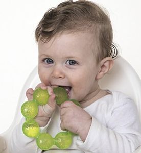 Nuby IcyBite Soothing Ring Teether 2pk - Colors May Vary