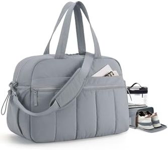 BAGSMART Gym Bag for Women, Duffle Bag for Travel with Wet Pocket, Lightweight Carry on Weekender Duffel, Water Resistant