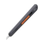 Slice 10476 Manual Slim Pen Cutter | Portable, Retractable Safety Knife with Finger-Friendly Ceramic Blades to Reduce Injuries – for The Home, Office, Warehouse or Factory,Black