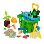 Melissa & Doug Let’s Explore Vegetable Gardening Play Set with Rolling Cart (31 Pieces)