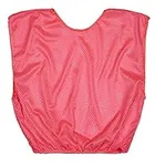 Champion Sports Adult Mesh Practice Scrimmage Vest, Neon Pink (Pack of 12)