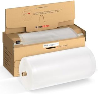 [2025 New] Bonsenkitchen 8” x 150’ Vacuum Sealer Bags Rolls with Cutter for Food Storage, Commercial Grade, BPA Free, Great for Meal Prep and Sous Vide Cooking