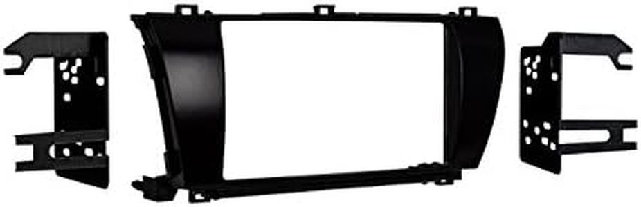 Metra 95-8245CHG High Gloss Double DIN Dash Kit for Toyota Corolla 2014- (Charcoal)