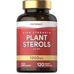 Plant Sterols High Strength Capsules | 1200mg | 120 Count | with Beta-Sitosterol | Vegan and Vegetarian | by Horbaach