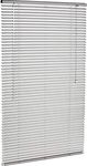 ALBERT AUSTIN PVC Venetian Blinds - Window Blind Venetian Style with Tilt Control Wand, PVC Blinds Perfect for Kitchen, Living Room, Bedroom, Bathroom, Office (Grey, 165x130)