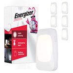 Energizer 4-in-1 LED Power Failure Night Light, 6 Pack, Plug-in, Light Sensing, Auto On/Off, Foldable Plug, Soft White, Emergency Flashlight, Tabletop Light, Hurricane, Storm, Tornado, 43666-P1