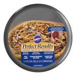 Wilton 2105-8243 Perfect Results Premium Non-Stick Bakeware Pizza Pan, Silver, Pizza 35.6cm (14in)