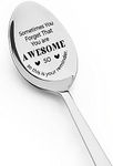 Funny Inspirational Gifts Spoons for Women Men Sometimes You Forget You're Awesome Spoon for Best Friend Sister Coworker Birthday Christmas Presents for Tea Coffee Lover Gift