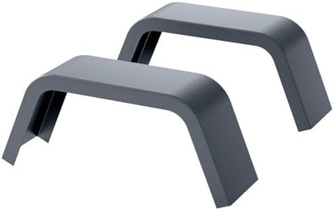 Trailer Fenders,2 Pack Trailer Fenders Single Axle Fit 14 in-16 in Boat Trailers Fender Wheels,Heavy Duty 14 Gauge Steel Car Hauler,Cargo,Utility,Landscape Trailers (Gray)