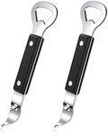 HANCELANT Can Punch Bottle Opener, Manual Stainless Steel Can Opener 2 Pack