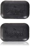 Soap Works Coal Tar Bar Soap (Black) (110g/bar) 2 bars