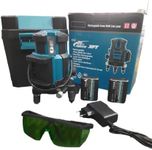 ARUDIP 12 Lines 4D Rotary Laser Level - Non-Magnetic Line Level (20 cm)