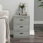 URBNLIVING 3 Drawer Wooden Bedroom 