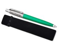 Parker Jotter Ballpoint personalised parker pen engraved In Classy Gift Bag Ideal Anniversary, Birthday or Fathers Day Gift Perfect For Men & Women Engraved Parker Pen With Laser Engraving (Green)