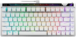 ASUS ROG Falchion Ace 75 HE Wired Analog/Hall Effect Gaming Keyboard – 75% TKL, USB, Hot Swappable HFX V2 Magnetic Switch, Rapid Trigger, 8KHz Polling, PBT Keycap, Carry Case, Web-based Config - White