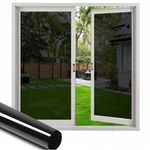 ELORAA 5% Black GlassFilm Window Film Window Sticker Glass stickerFor Privacy, Sun Control UV Blocking for Home, Office & Bathroom (24 Inch X 84 Inch)