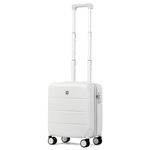 Hanke 16 Inch Underseat Carry On Luggage Suitcase with Spinner Wheels Hard Shell Suitcases Mini Small Carry On Bag for Airline Approved TSA Luggage Lightweight Travel Suit Case Women Men(Smoke White)